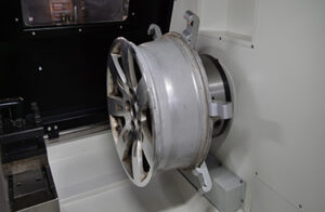 Torno CNC de Roda
