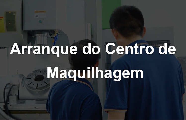 Arranque do centro de maquinação