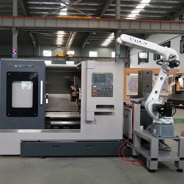 HCK52 Torno CNC Horizontal de Cama Inclinada Pesado e de Alta Precisão Automatizado da China para Operações de Torneamento - Image 2
