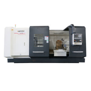 Máquina de Torno CNC QK1343 para Indústria Petrolífera | Torneamento de Roscas para Tubos Perfeito para Rosqueamento