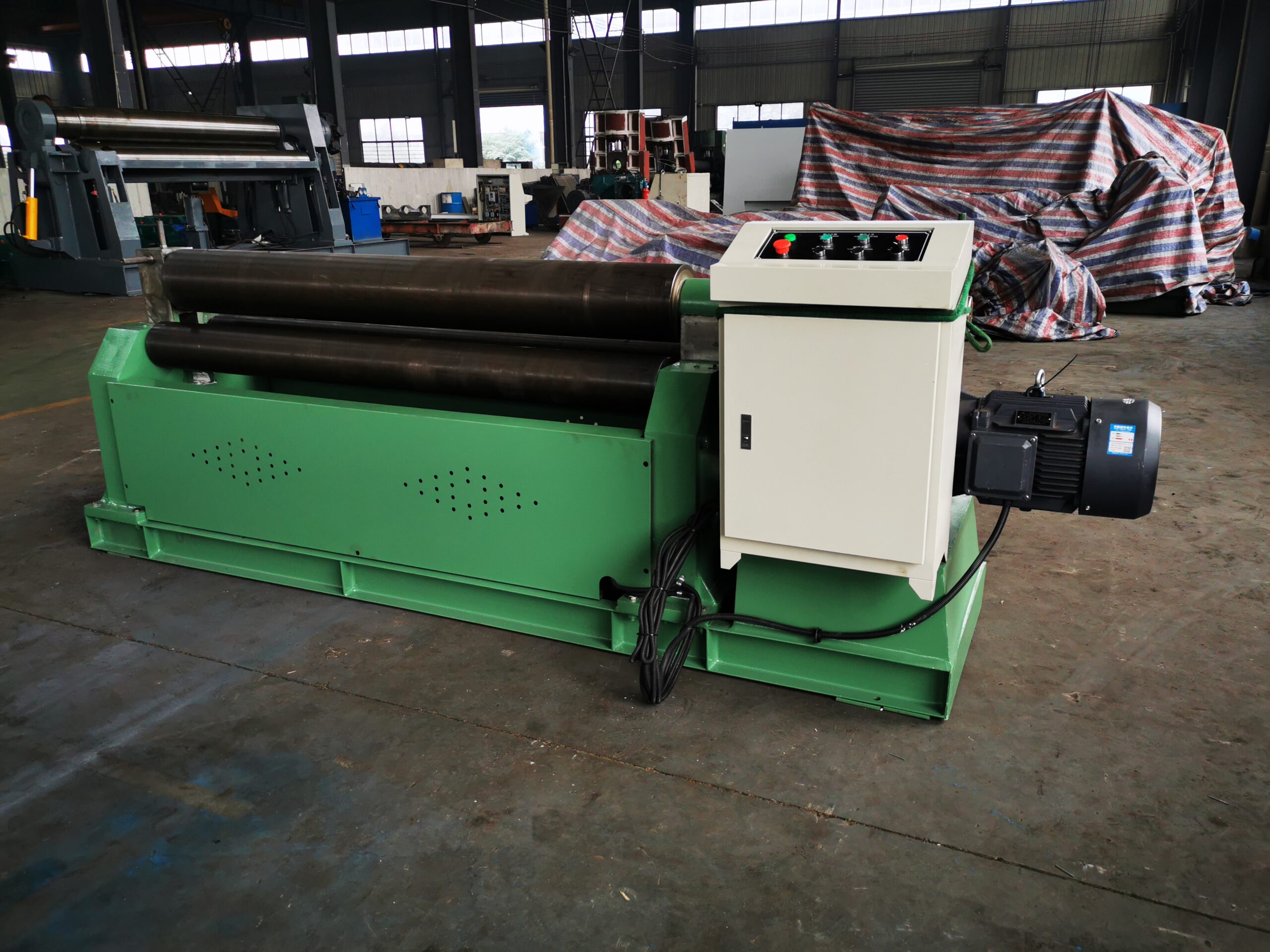 W11-12X2000-Fabricante-de-alta-Qualidade-Atacado-Barato-Três-Rolos-Dobrar-Máquina-de-Laminagem Máquina-de-Enrolar-Chapas-de-com Espessura-Máxima-de-12-mm-6